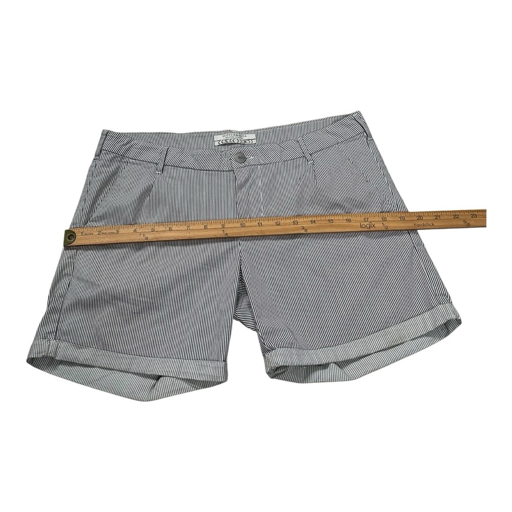 Scotch & Soda Maison Scotch Size 29 Grey/White Striped Bermuda Shorts - Picture 9 of 16